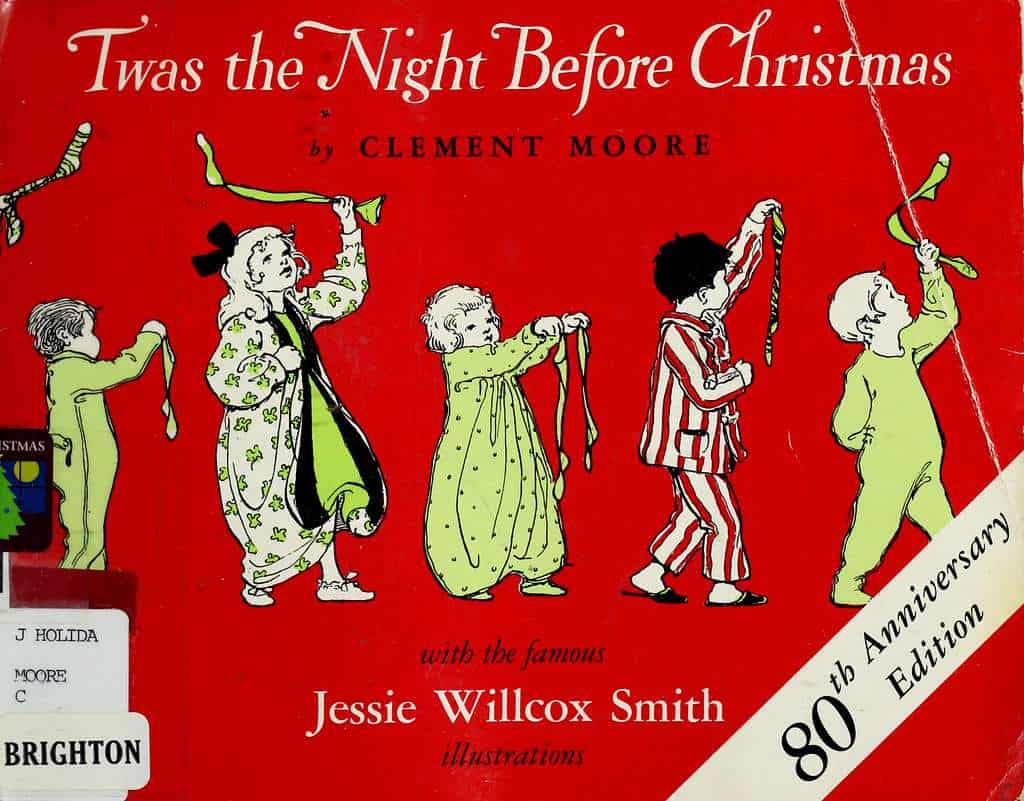 A Visit from St. Nicholas - Twas the Night Before Christmas - 1912 edition of the poem, illustrated by Jessie Willcox Smith