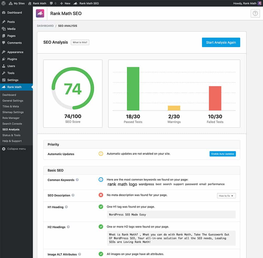 SEO Analyzer